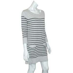 Rag & Bone Women's Stripe Sweater Dress with Pockets Large